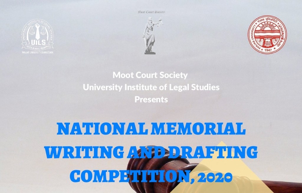National Memorial Drafting Competition UILS, PU Legal 60