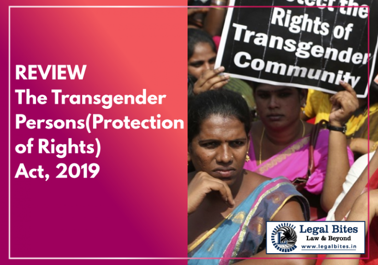 Legislation Review The Transgender Persons Protection Of Rights Act 2019 Legal 60