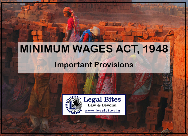 Minimum Wages Act, 1948 Important Provisions Legal 60
