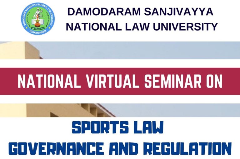 Call for Papers DSNLU National Virtual Seminar on Sports Law