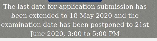 Update 16:08: The CLAT website has also now been updated with the new times