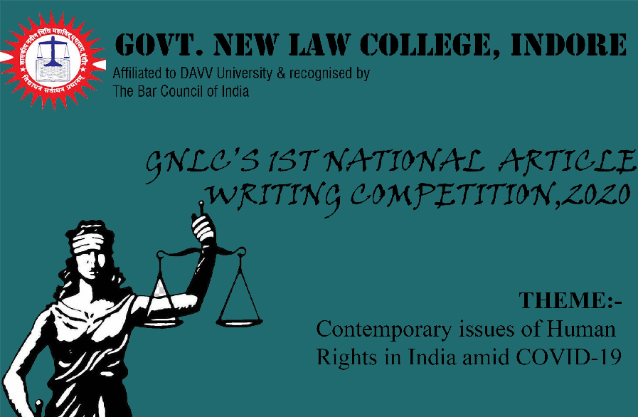 1st National Article Writing Competition GNLC Indore