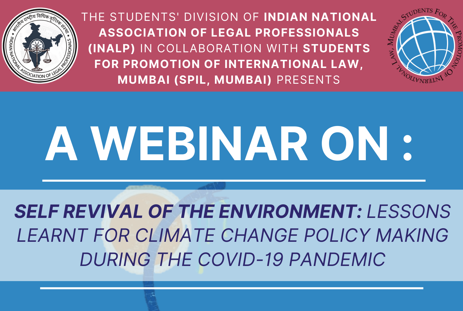 Webinar Self Revival of Environment SPIL Mumbai