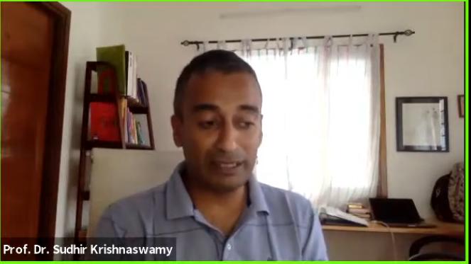 Sudhir K on Zoom call interview