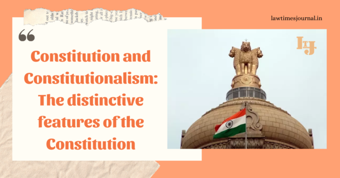 Constitution and Constitutionalism Constitution and Constitutionalism