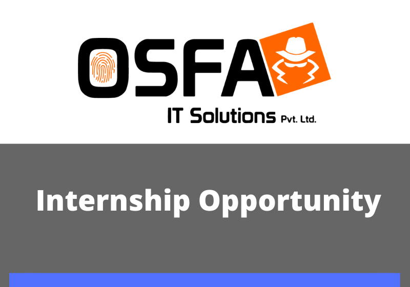 Online Internship Opportunity at OSFA IT Solutions