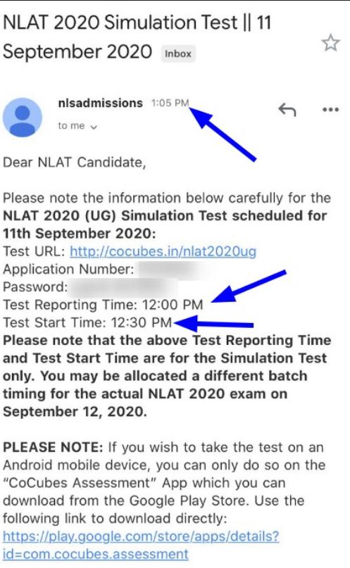 Many reports of notifications received AFTER the reporting time for the first simulation