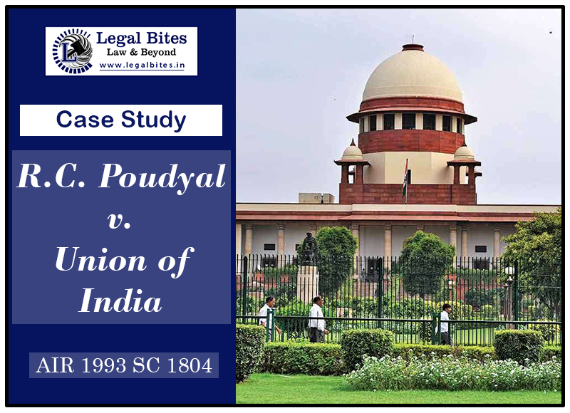 R.C. Poudyal v. Union of India