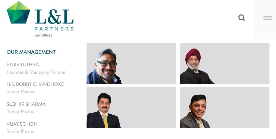 L&L sans Mohit Saraf, at least according to one of its website domains and Luthra in email to clients