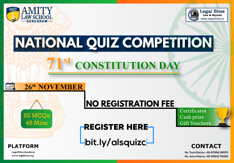 71st constitution day amity quiz