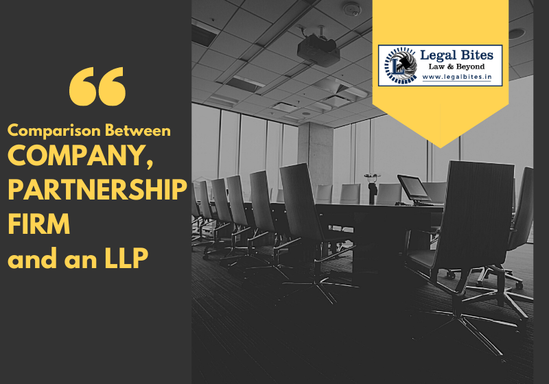 Company with a Partnership firm and an LLP