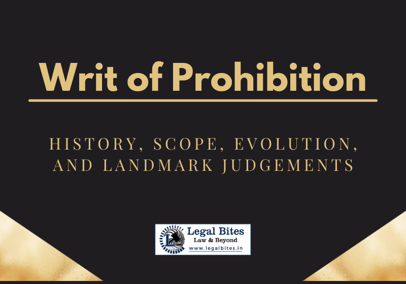 Writ of Prohibition