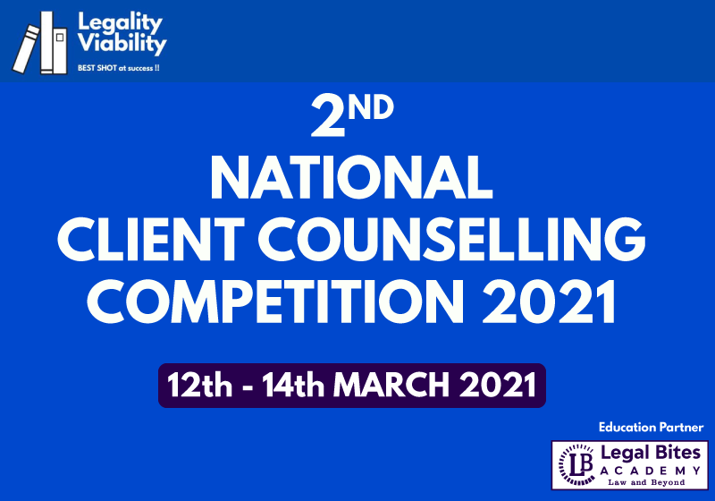 2nd National Client Counselling Competition | Legality Viability