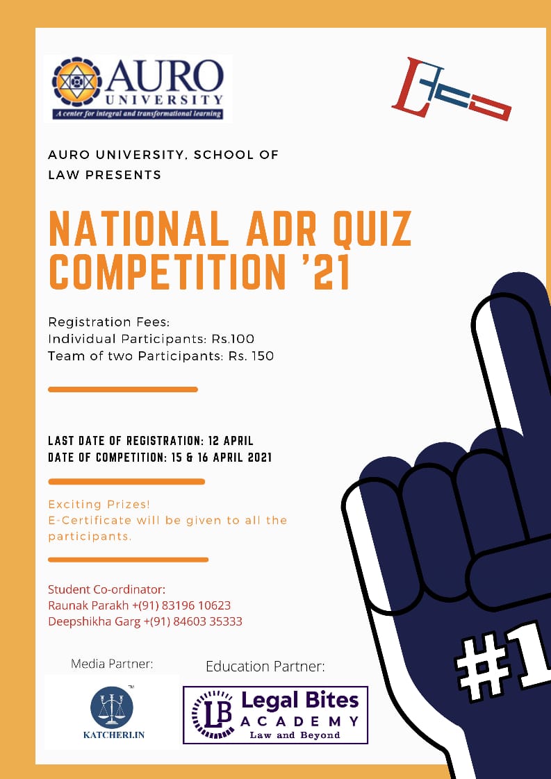 AURO University ADR Quiz