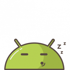 pic of sleeping android icon