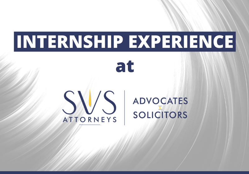 Virtual Internship Experience at SVS Attorneys, Jabalpur