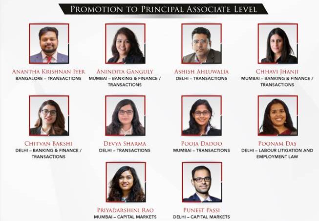 10 new Indus principal associates