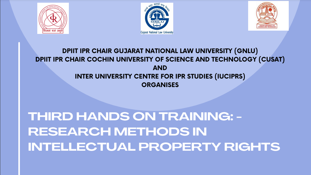 Research Methods in Intellectual Property Rights