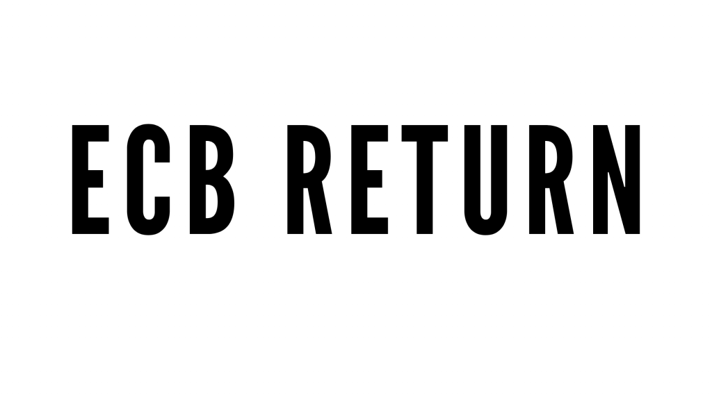 ECB RETURN