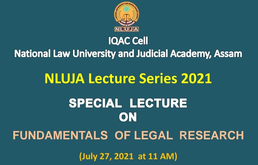 NLUJA Lecture Series 1