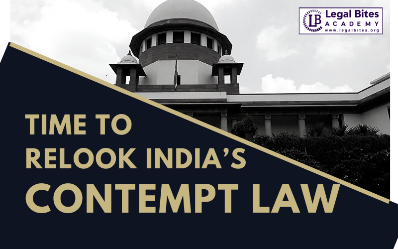 Time to relook India's Contempt Law