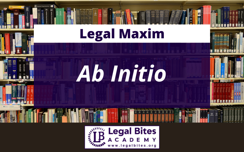 Ab initio meaning