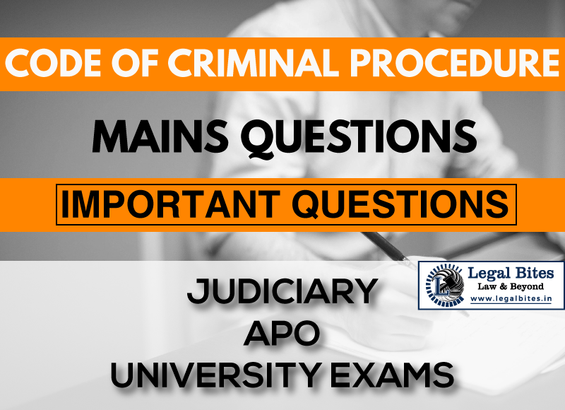 CRPC Mains Questions Series Part V
