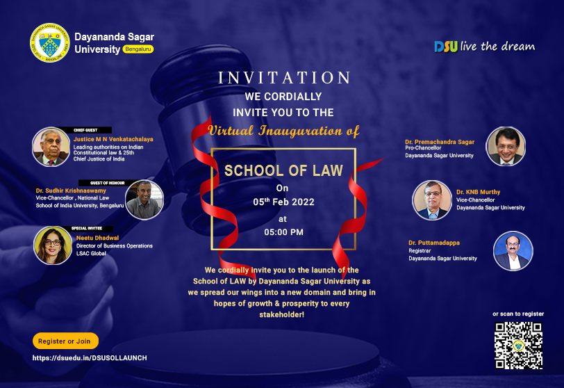 School of Law by Dayanand Sagar University