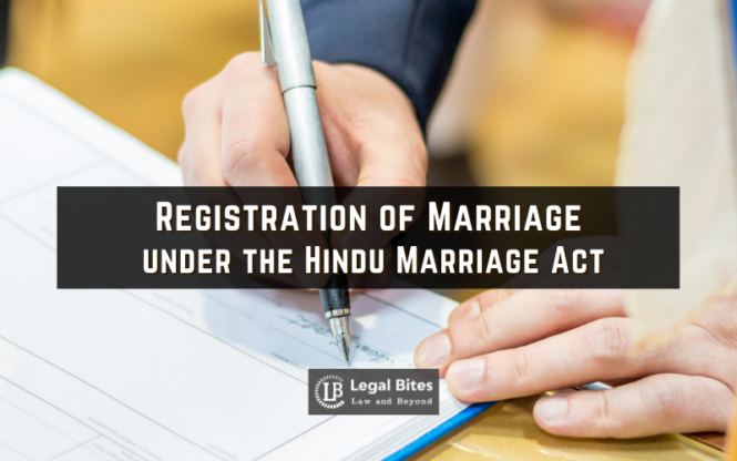 Registration of Marriage under the Hindu Marriage Act – Legal 60