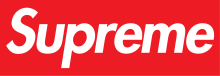 Image of the "Supreme" logo