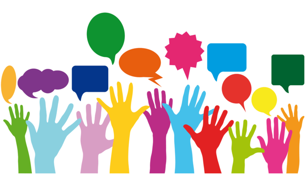 Hands raised asking for comments